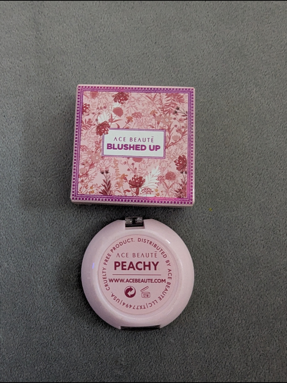 Ace Beaute Blushed Up Blush - Peachy